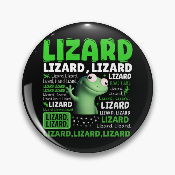 Artikelvorschau, Lizard Lizard Lizard – Lustiges Cartoon-Gecko-Meme-Typografie-Design entworfen und verkauft von DamianRoy88.