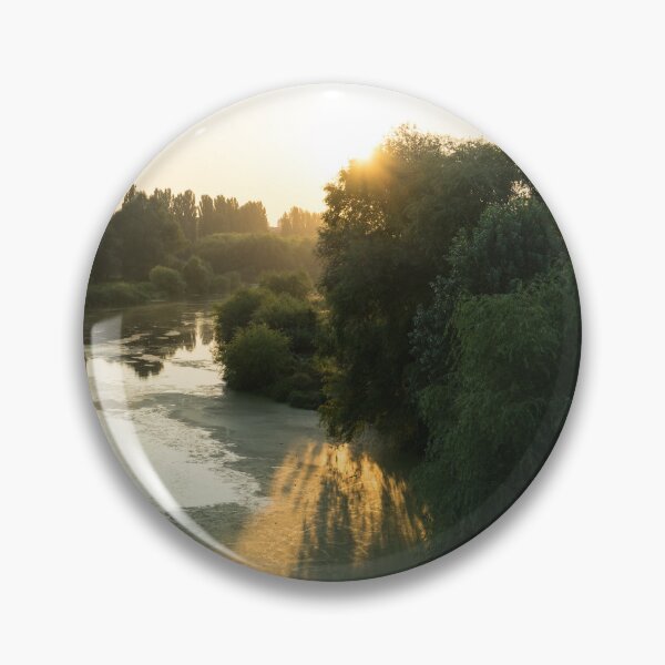Item preview, Sunrise Over Maritsa River Forested Riverbank designed and sold by Georgia Mizuleva.