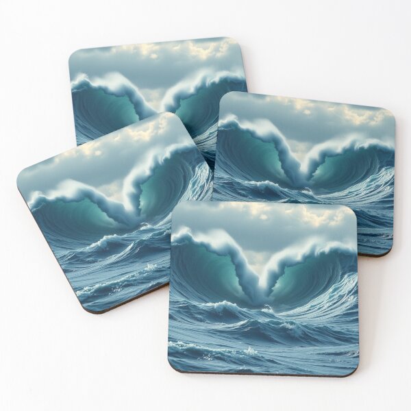 Item preview, Océano 3D realista con olas poderosas designed and sold by artsdesignpro.