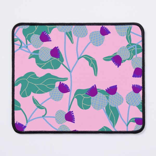 Item preview, Burdock. Hand drawn pattern on pink background designed and sold by HannaShvaikova.