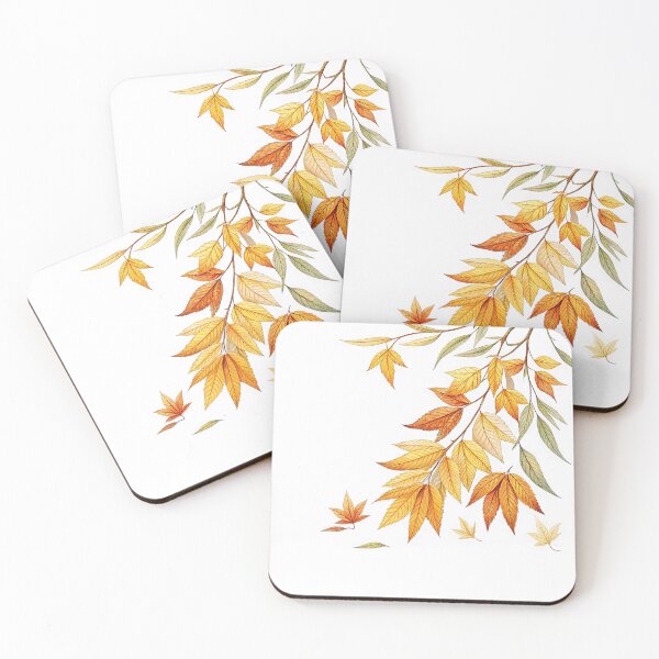 Item preview, An ethereal design of whimsical and autumnal leaves designed and sold by Merrylands Artshop.