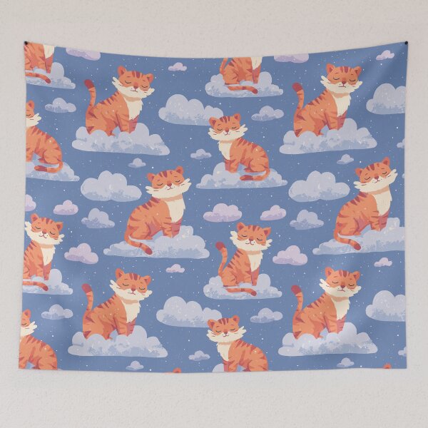 Item preview, Charming Tiger Pattern designed and sold by bapupa.