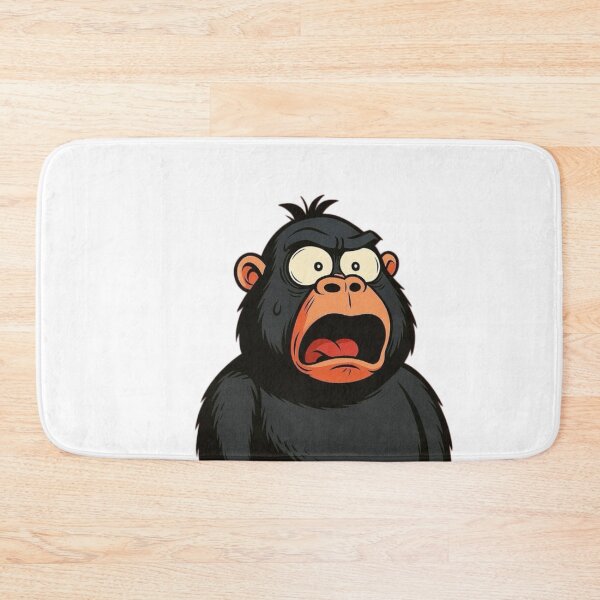 Item preview, A gorilla looks scared and shocked designed and sold by kyokyyosei.