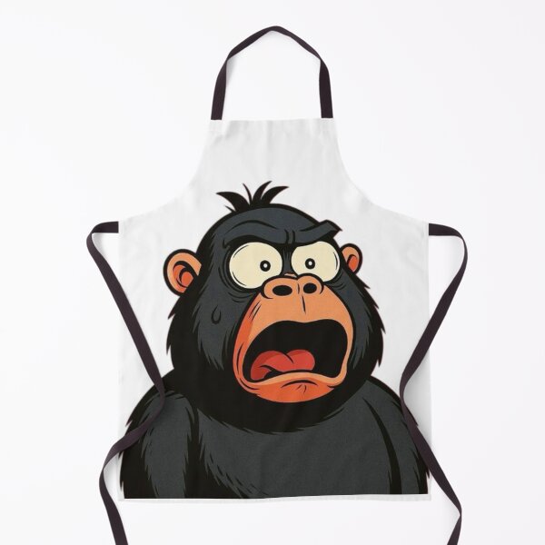 Item preview, A gorilla looks scared and shocked designed and sold by kyokyyosei.