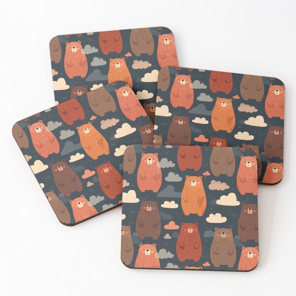 Item preview, Cute Bear Pattern designed and sold by bapupa.