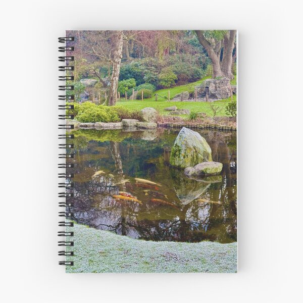 Item preview, Winter and Koi Carp, Kyoto Garden, Holland Park, London designed and sold by The Running London Photographer.
