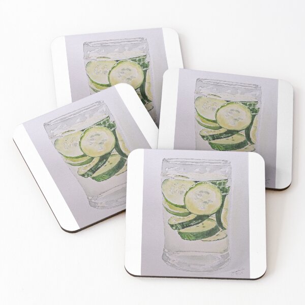 Item preview, Cucumber Water designed and sold by Janie Farist Watercolor.
