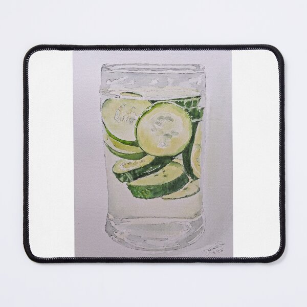 Item preview, Cucumber Water designed and sold by Janie Farist Watercolor.