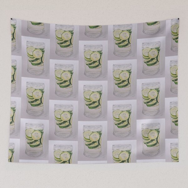 Item preview, Cucumber Water designed and sold by Janie Farist Watercolor.