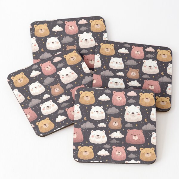 Item preview, Playful Bear Pattern designed and sold by bapupa.