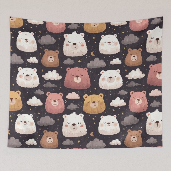 Item preview, Playful Bear Pattern designed and sold by bapupa.
