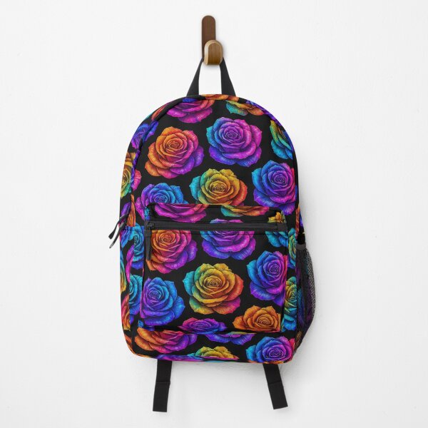 Item preview, Vibrant Rainbow Roses Pattern designed and sold by Zenvo.