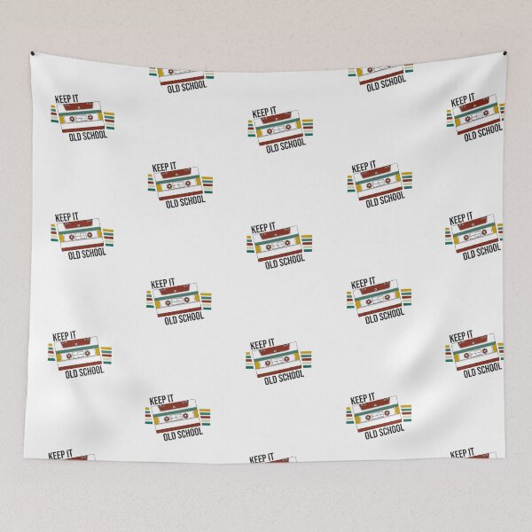 Item preview, I Love Old School 90's - Retro Cassette Tape Design designed and sold by Colorful-Garden.