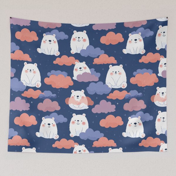 Item preview, Charming Bear Pattern designed and sold by bapupa.