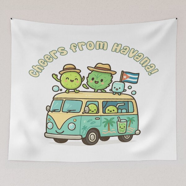 Item preview, Kawaii Havana Mojito Food Truck designed and sold by Globalcitytees.