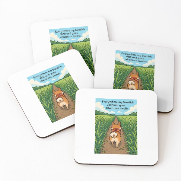 Item preview, Swedish Vallhund - yellow staple designed and sold by TheVallhundStop.