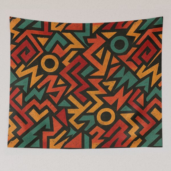 Item preview, Tribal Energy Geometric Pattern designed and sold by Zenvo.