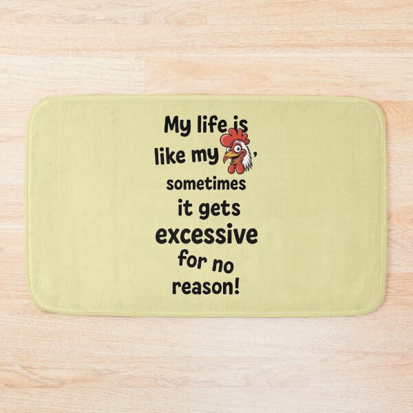 Item preview, Funny Rooster Life Quote Poster Wall Decor Art designed and sold by GTwoThree.
