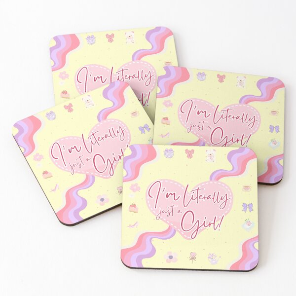 Item preview, I’m Literally Just a Girl – Cute Aesthetic Girlycore Coquette Design designed and sold by Floraza.