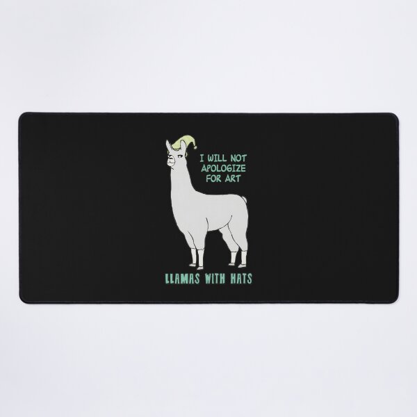 Item preview, Llama in Green Hat - I Will Not Apologize For Art Funny Animal Design designed and sold by TiffanyOwnbey.