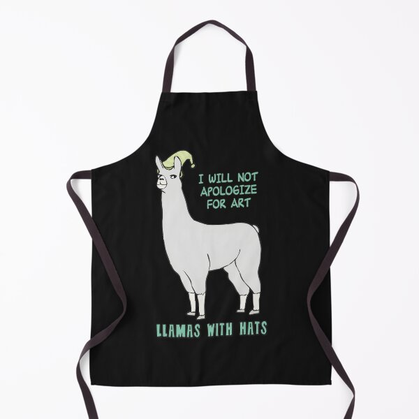 Item preview, Llama in Green Hat - I Will Not Apologize For Art Funny Animal Design designed and sold by TiffanyOwnbey.