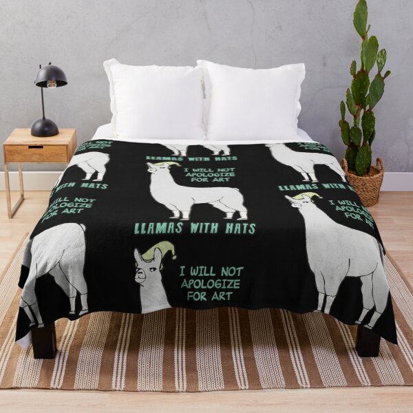 Item preview, Llama in Green Hat - I Will Not Apologize For Art Funny Animal Design designed and sold by TiffanyOwnbey.