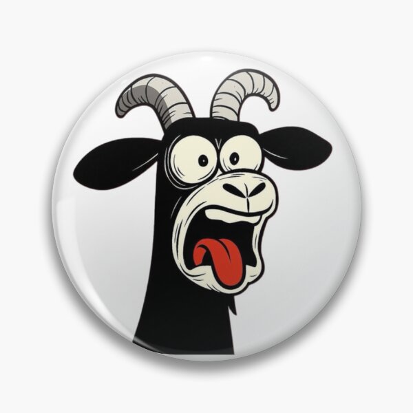 Item preview, A goat looks scared and shocked designed and sold by kyokyyosei.