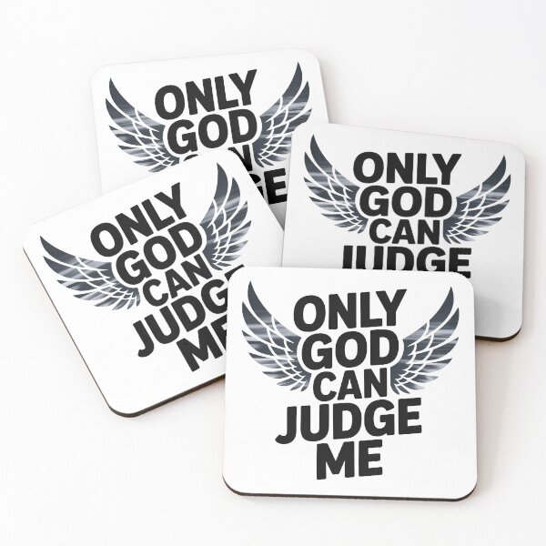 Item preview, Only God Can Judge Me designed and sold by graphic-genie.
