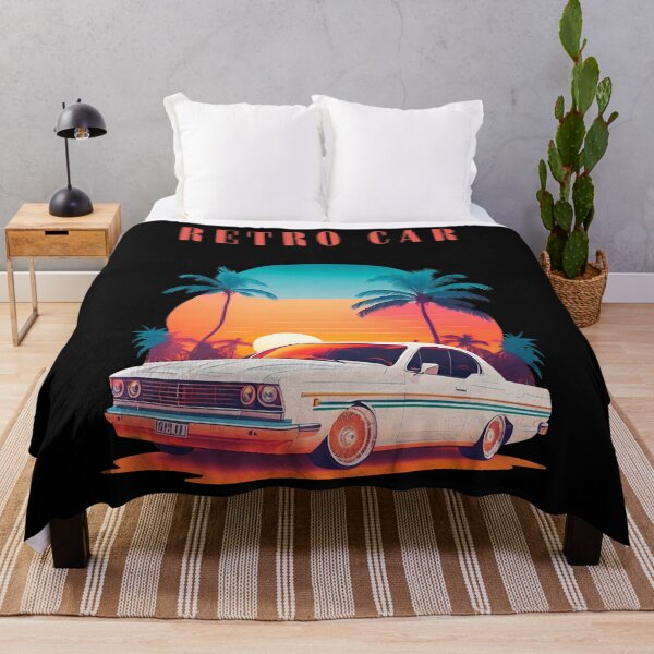 Item preview, Retro Car Sunset Cruise – Vintage Car Racing Style designed and sold by WonderMix.