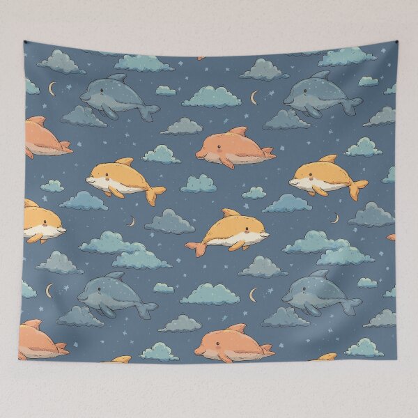 Item preview, Cute Dolphin Pattern designed and sold by bapupa.