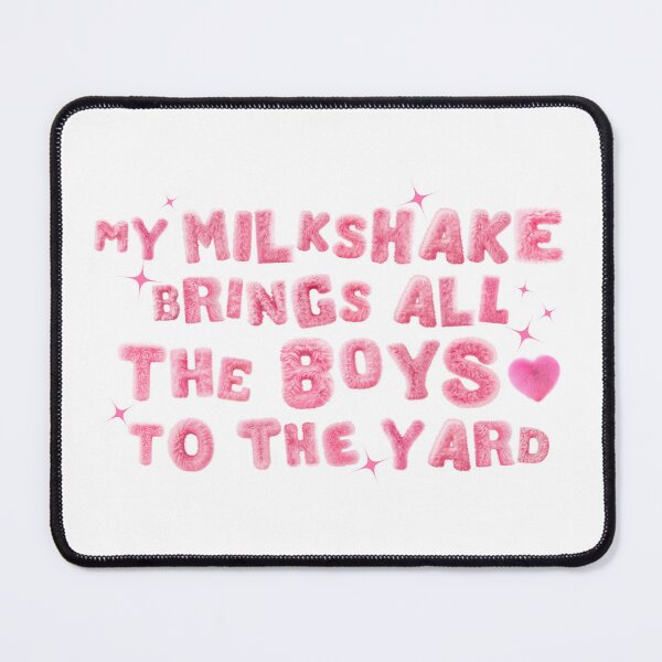 Item preview, Fluffy lettering Milkshake designed and sold by playfulness & nostalgia.