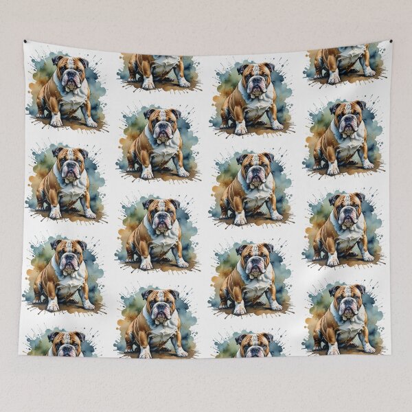 Item preview, Captivating Bulldog Portrait designed and sold by Wags & Tails.
