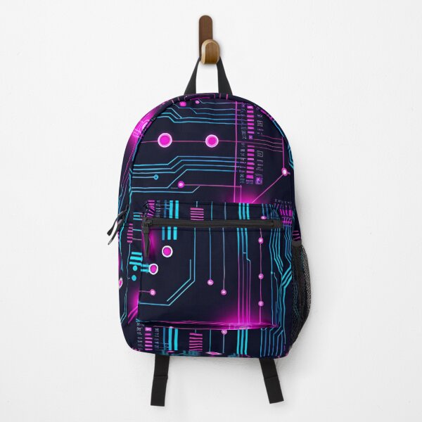 Item preview, Neon Cybercircuit Trace Grid 11 designed and sold by Tom-Johnson.
