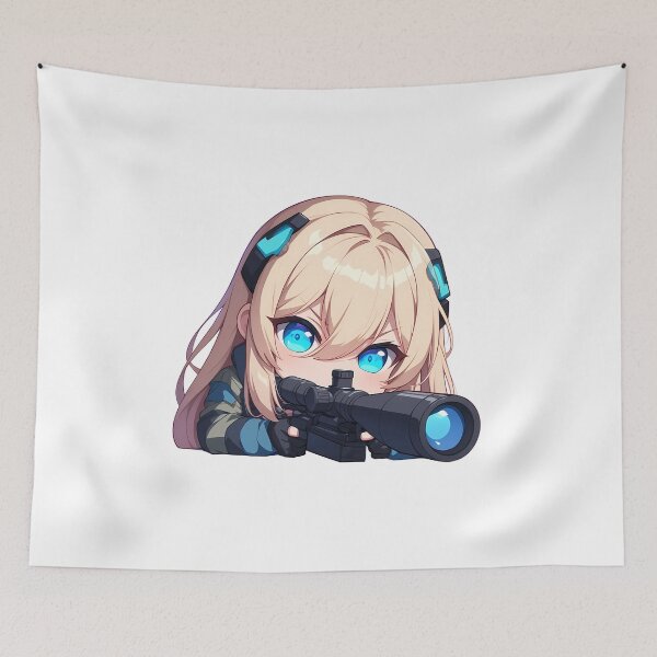 Item preview, Chibi Ais Wallenstein Sniper in DanMachi Anime Art designed and sold by GABRIELMURPHY.