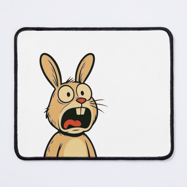 Item preview, A rabbit looking scared and shocked designed and sold by kyokyyosei.