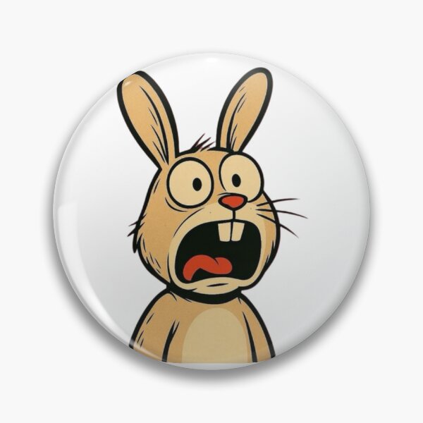 Item preview, A rabbit looking scared and shocked designed and sold by kyokyyosei.