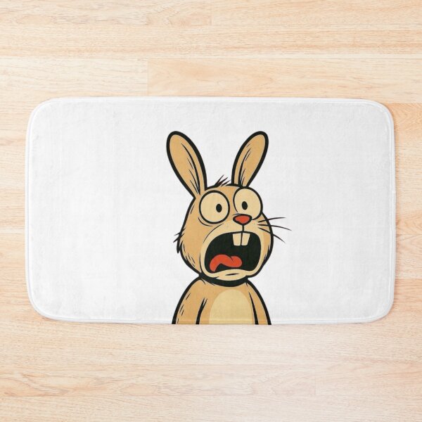 Item preview, A rabbit looking scared and shocked designed and sold by kyokyyosei.