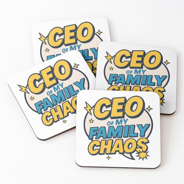 Item preview, CEO of My Family Chaos T-Shirt – Retro Comic Style Funny Parent Gift Tee designed and sold by NovivoPrints.