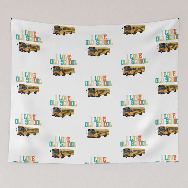 Item preview, I Love Old School 90's - Retro Cassette Tape Design designed and sold by Colorful-Garden.