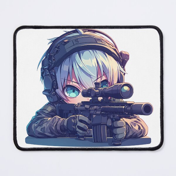 Item preview, IDOLiSH Anime Chibi kawaii Sougo Osaka IDOLiSH7 sniper tactical designed and sold by GABRIELMURPHY.