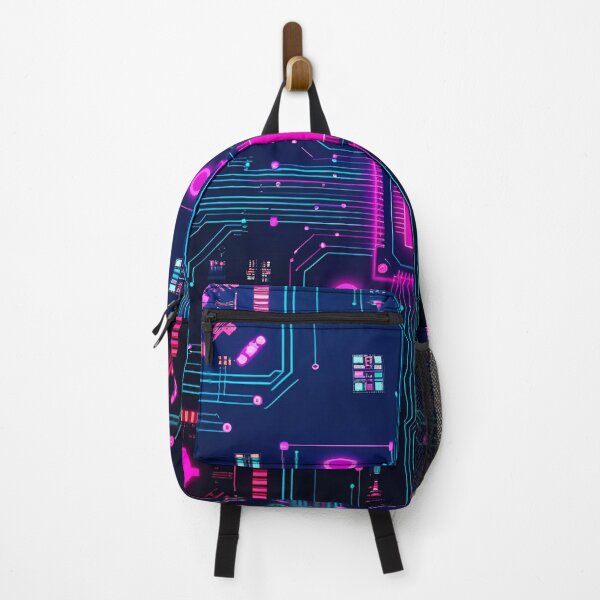 Item preview, Neon Cybercircuit Trace Grid 15 designed and sold by Tom-Johnson.