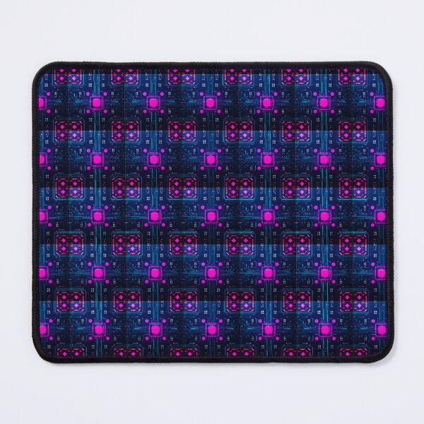 Item preview, Neon Cybercircuit Trace Grid 16 designed and sold by Tom-Johnson.