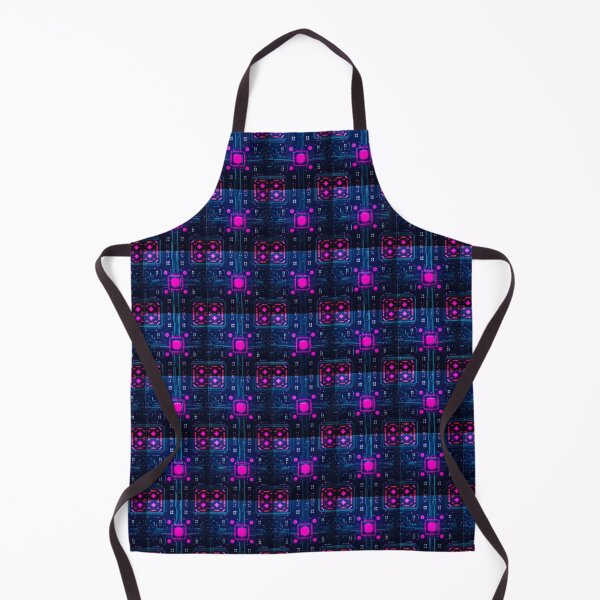 Item preview, Neon Cybercircuit Trace Grid 16 designed and sold by Tom-Johnson.