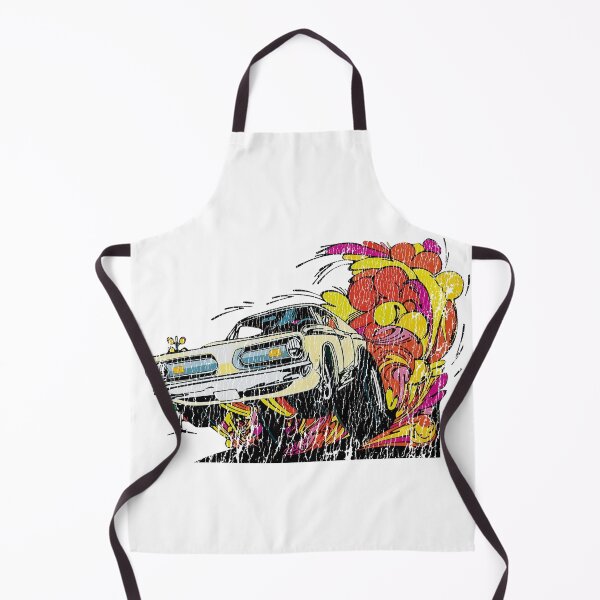 Item preview,  1969 Plymouth Barracuda - aged, distressed, burnout print designed and sold by retropetrol.