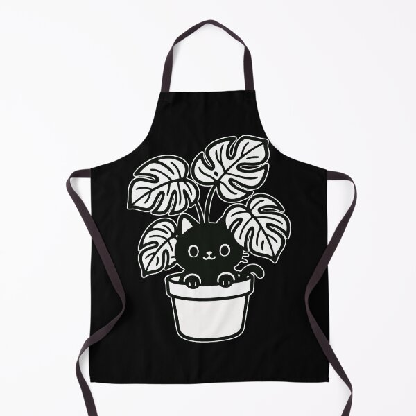 Item preview, Cat And Plant Monstera Deliciosa Funny designed and sold by TomFrontierArt.