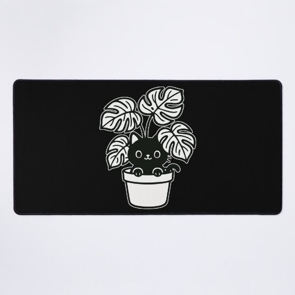 Item preview, Cat And Plant Monstera Deliciosa Funny designed and sold by TomFrontierArt.