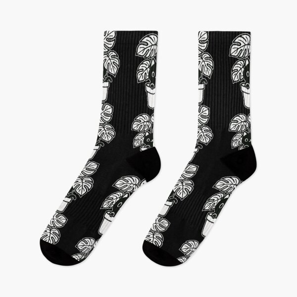 Item preview, Cat And Plant Monstera Deliciosa Funny designed and sold by TomFrontierArt.