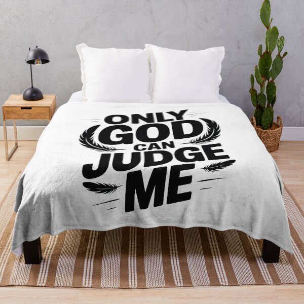 Item preview, Only God Can Judge Me designed and sold by graphic-genie.