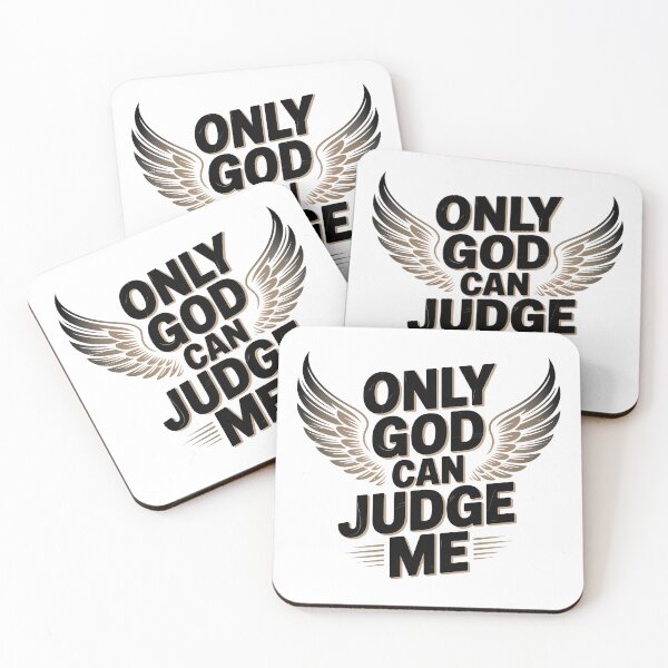 Item preview, Only God Can Judge Me designed and sold by graphic-genie.
