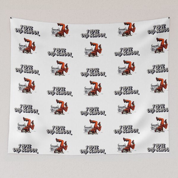 Item preview, Old School Breakdancer - Retro Hip Hop Music Design designed and sold by Colorful-Garden.